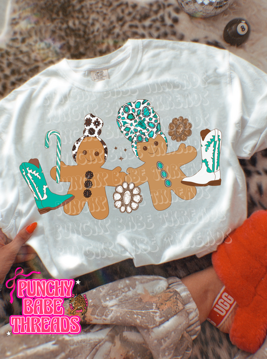 Gingerbread Bows Kids Graphic