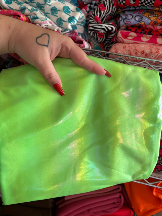 Green Holo Bow