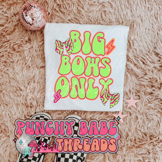 Big Bows Only Kids Graphic