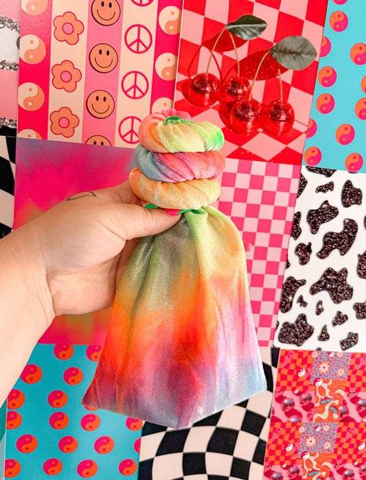 Tiedye Biggie Topknot Baby Size
