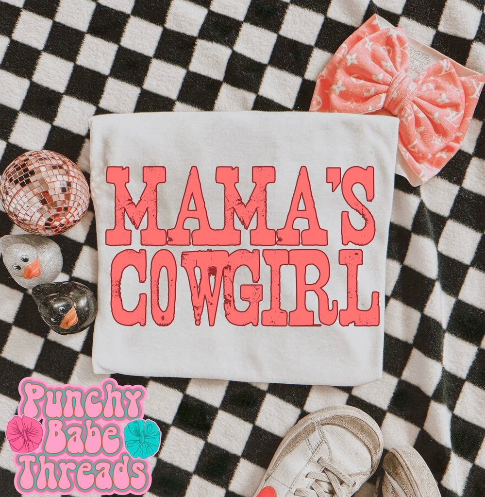 Mamas Cowgirl Kids Tee/Romper