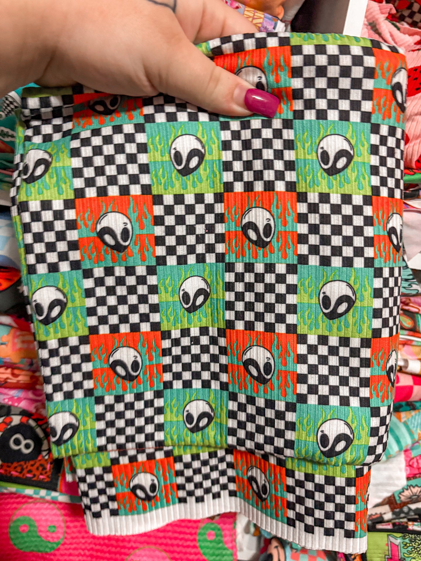 Alien Checks Handmade