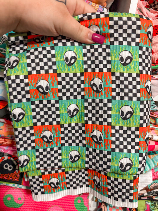 Alien Checks Handmade