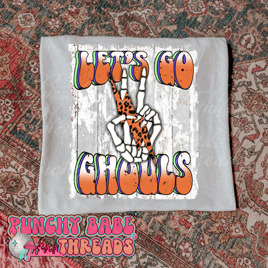 Orange Let’s Go Ghouls Kids Graphic