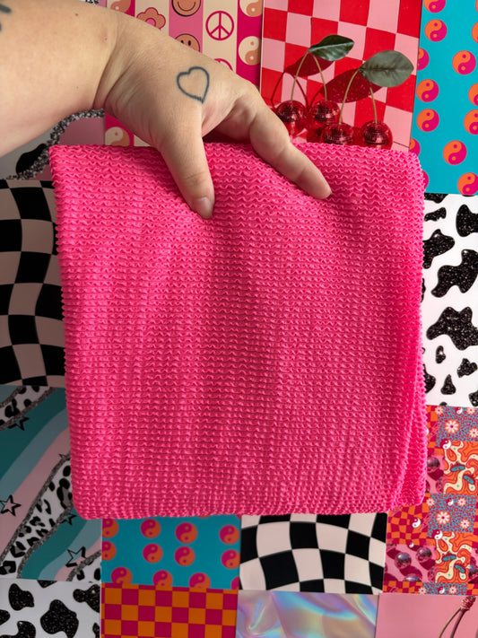 Pink Swim Wave Bow