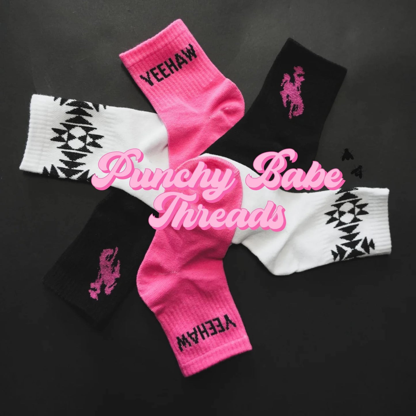 Pink Western Sock Bundle