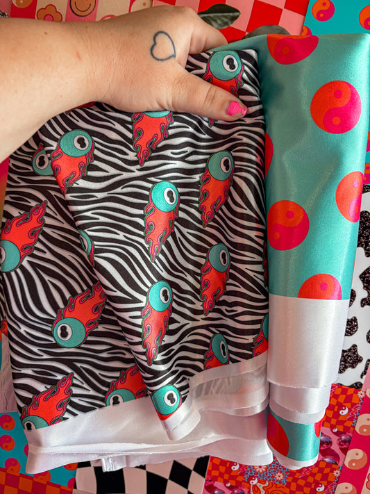 8 Ball Zebra Bow Tie Pants