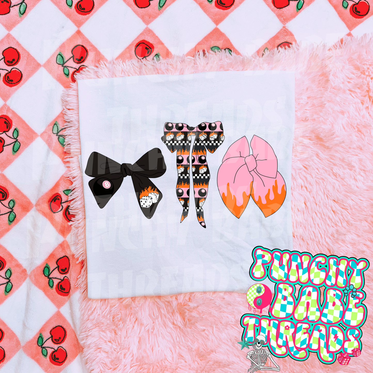 Retro Bows Kids Graphic