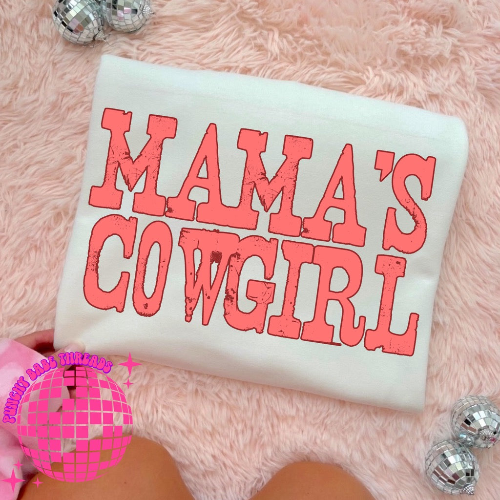 Mamas Cowgirl Kids Tee/Romper