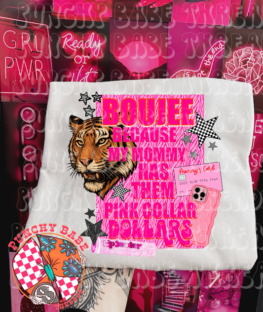 Pink Collar Kids Graphic