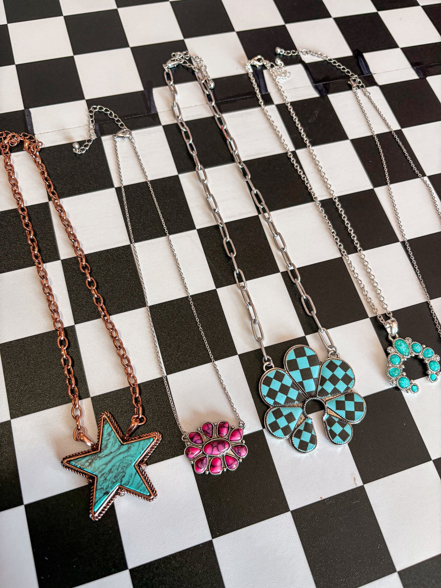 Opal Squash Blossom Necklace