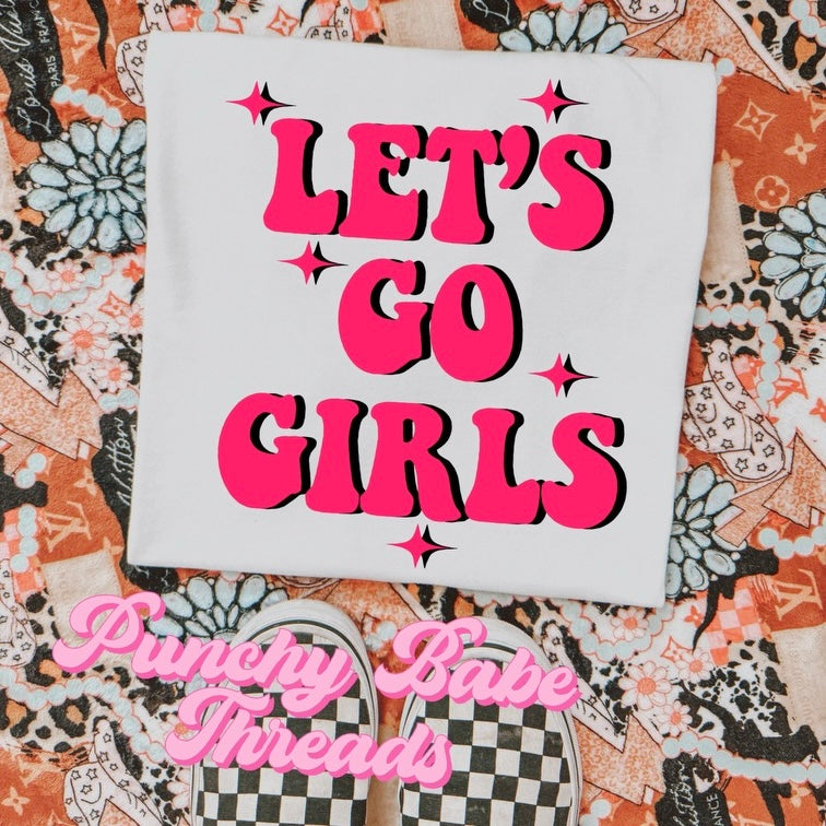 Let’s Go Girls Kids Tee/Romper