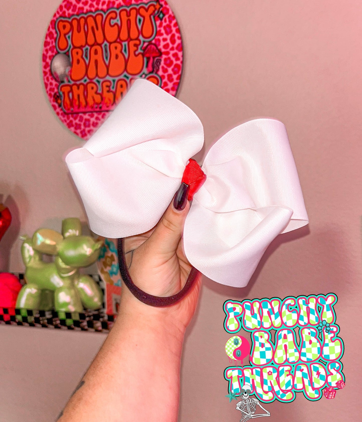 Big Ribbon Bow on clip or nylon