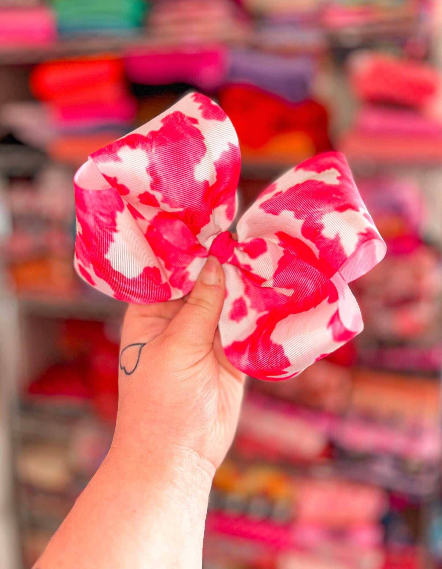 Big Ribbon Bow on clip or nylon