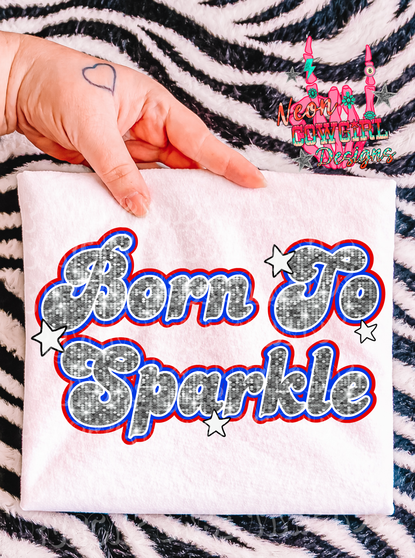 Born To Sparkle Kids Graphic