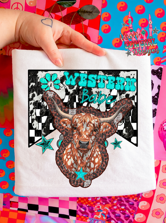 Western Babe Adult Graphic