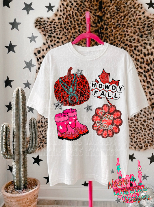 Howdy fall Kids Graphic