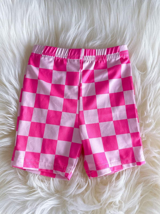 Pink Checkered Bikers