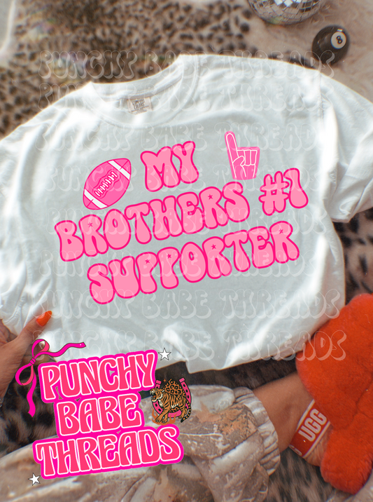 Im my brothers supporter Kids Graphic