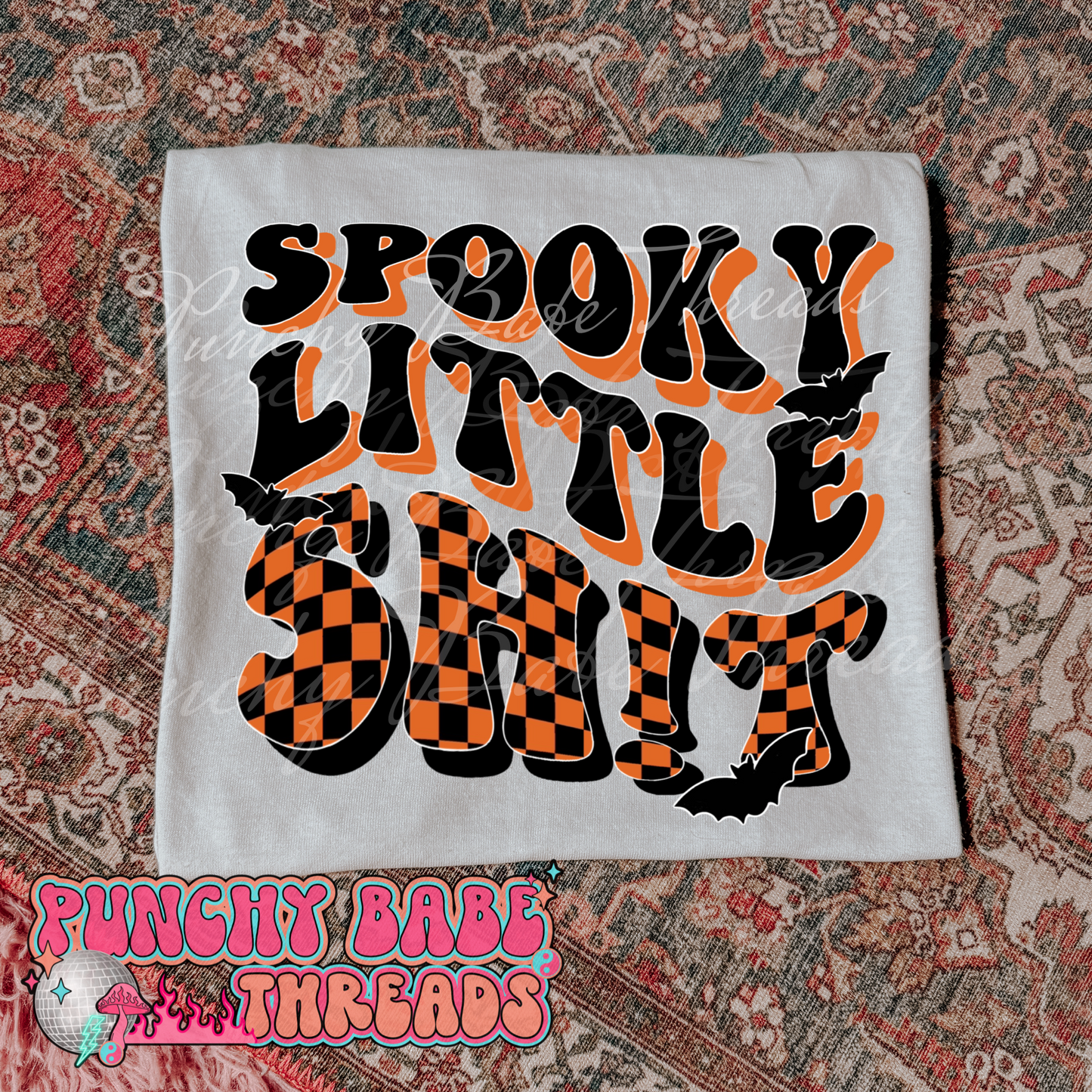 Spooky Little Shit Kids Graphic