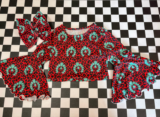 Red Leopard Jewels Handmade