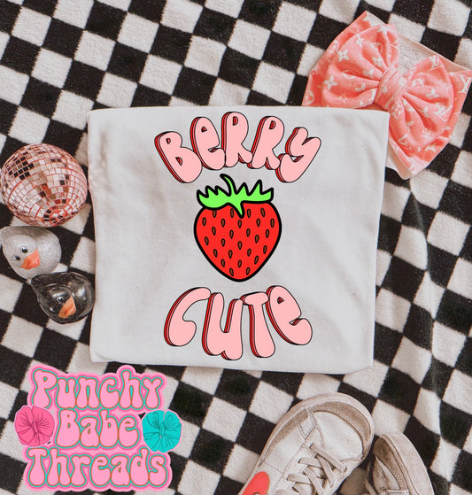 Berry Cute Kids Tee/Romper