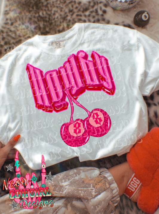 Pink Howdy Kids Graphic