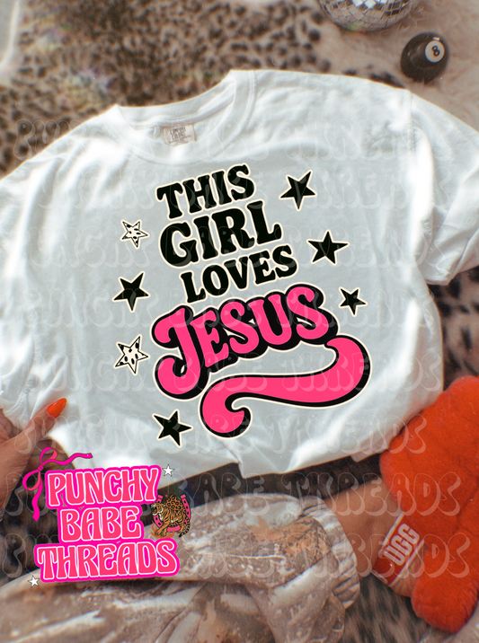 Loves Jesus Adult Graphic