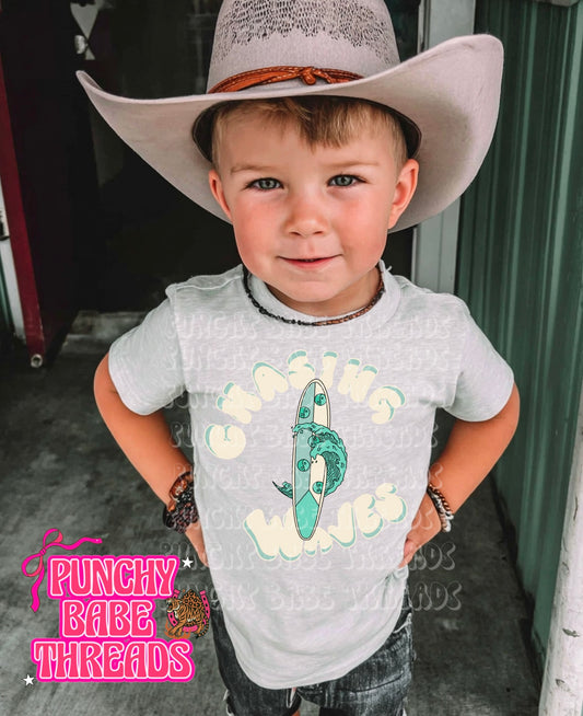 Chasing Waves Kids Graphic