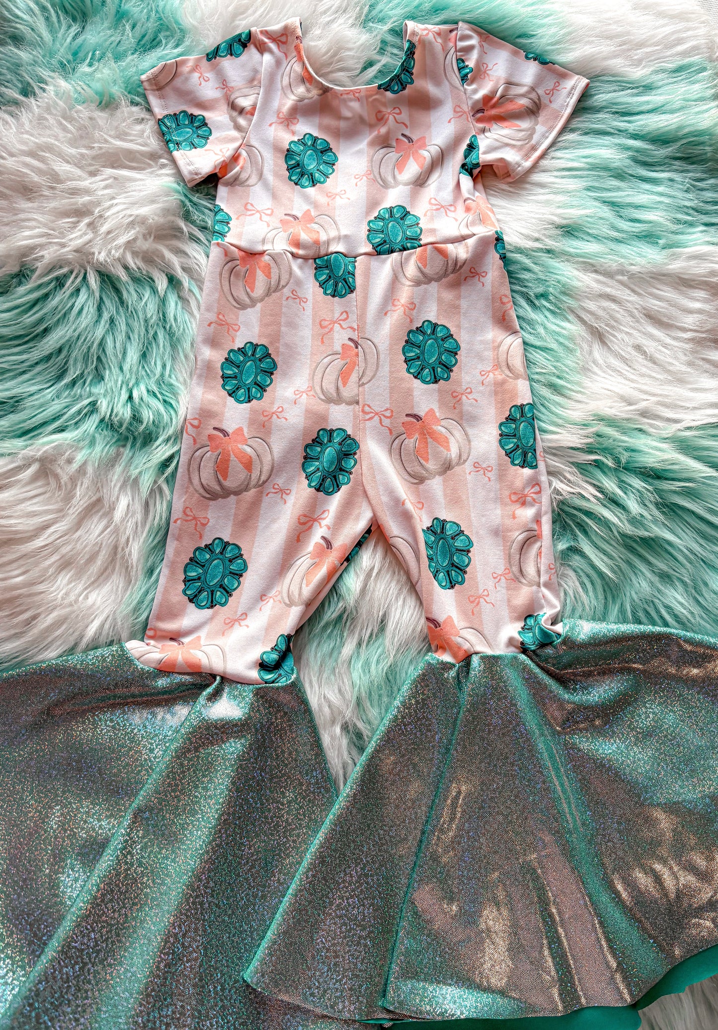 Short or Long Sleeve Bell Romper