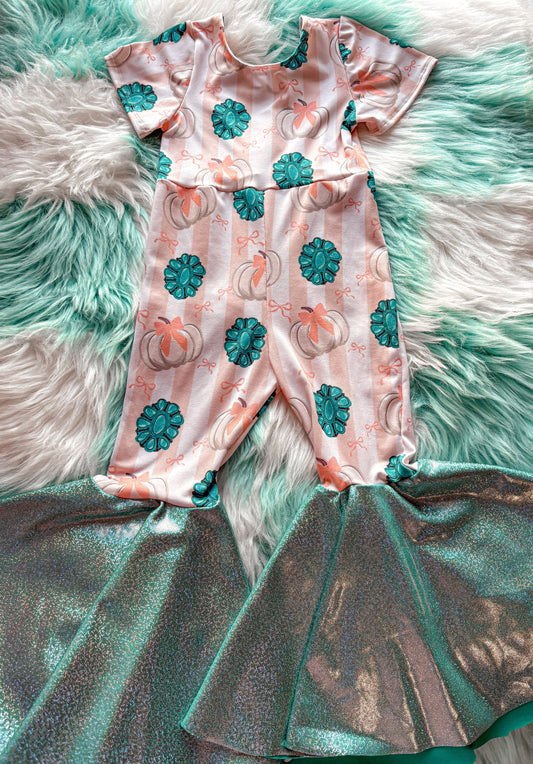 Short or Long Sleeve Bell Romper