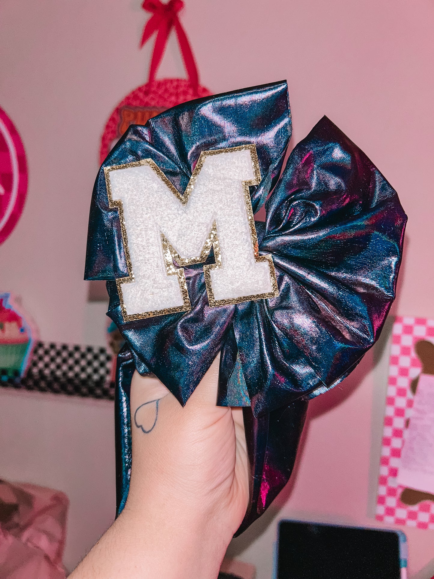 Custom Initial Puff Bow