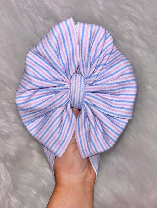 Newborn Stripes Bow