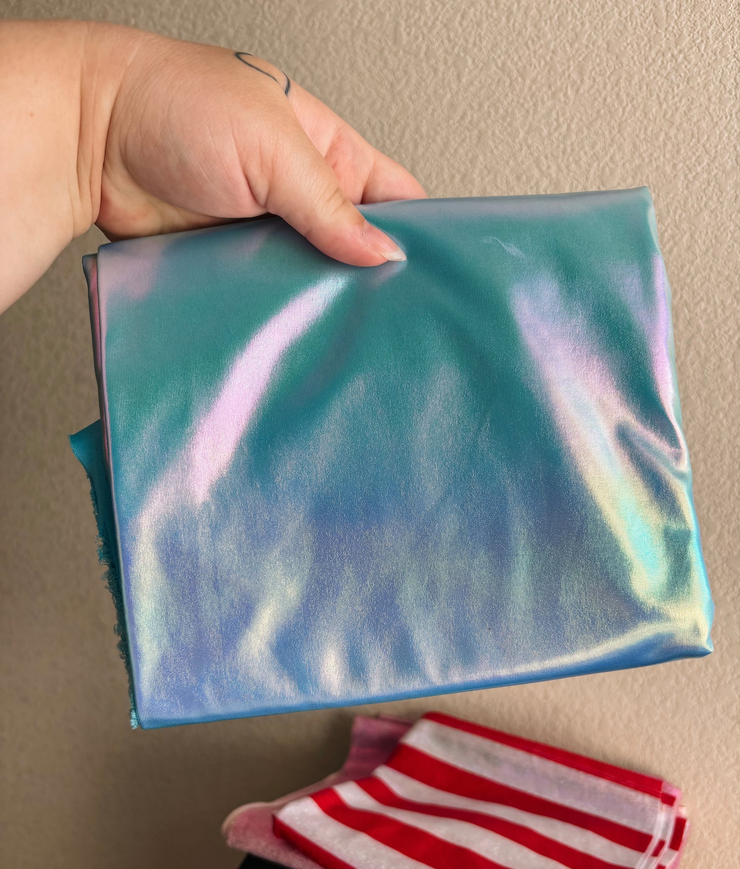 Sky Blue Holo Bow