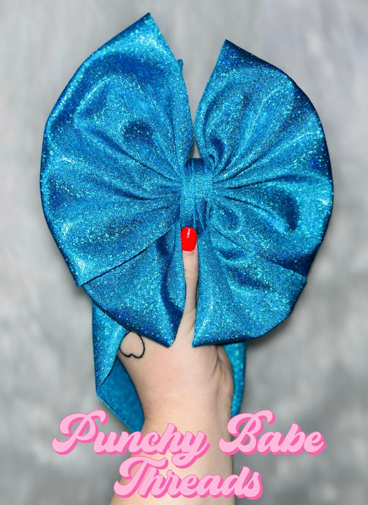 Turquoise Shimmer Bow