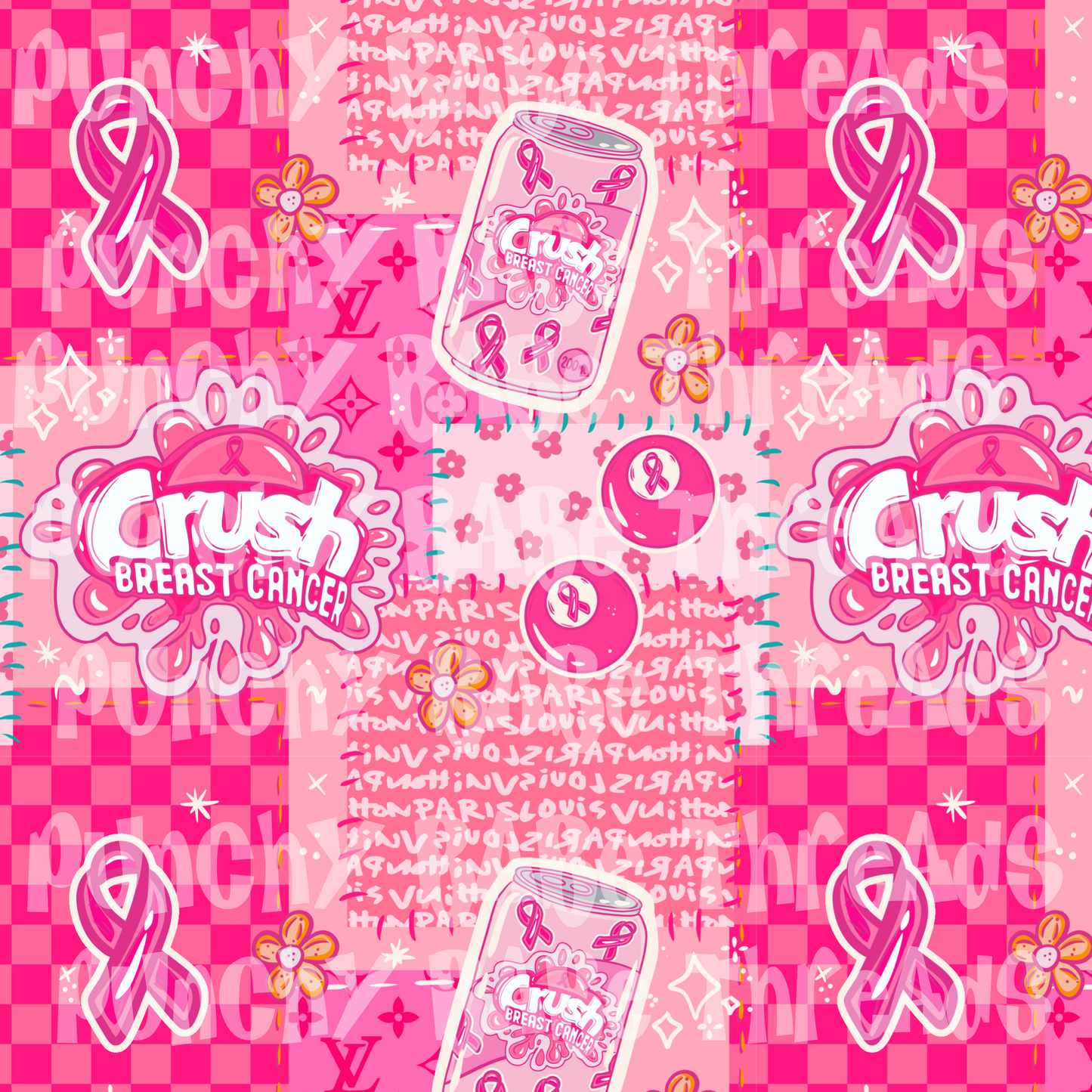 Crush Breast Cancer Bow