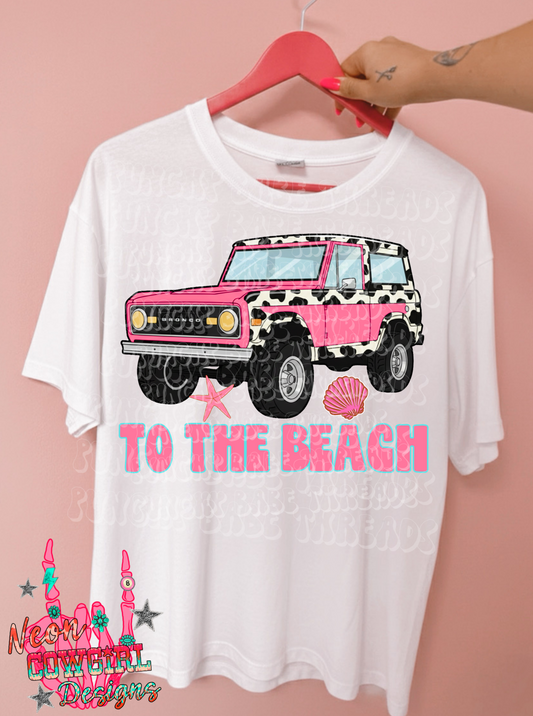 To the beach Adult Graphic