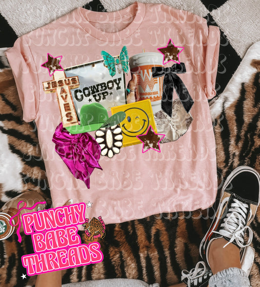 Cowboy Up Kids Graphic