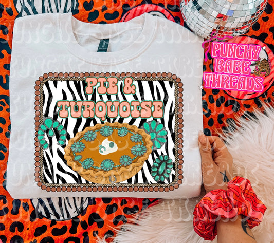 Pie & Turquoise Kids Graphic