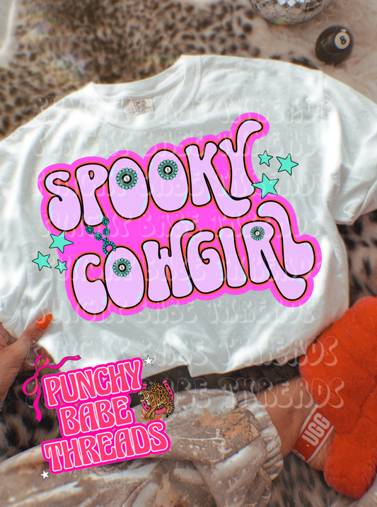 Spooky Cowgirl Kids Graphic