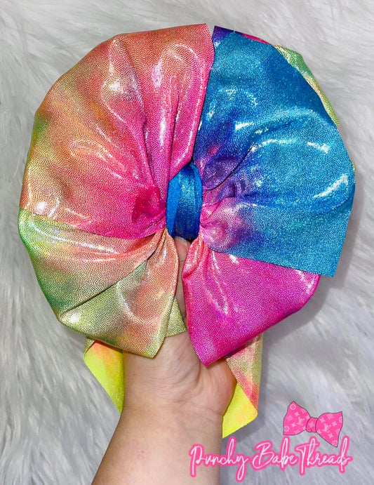 Rainbow Shimmer Bow