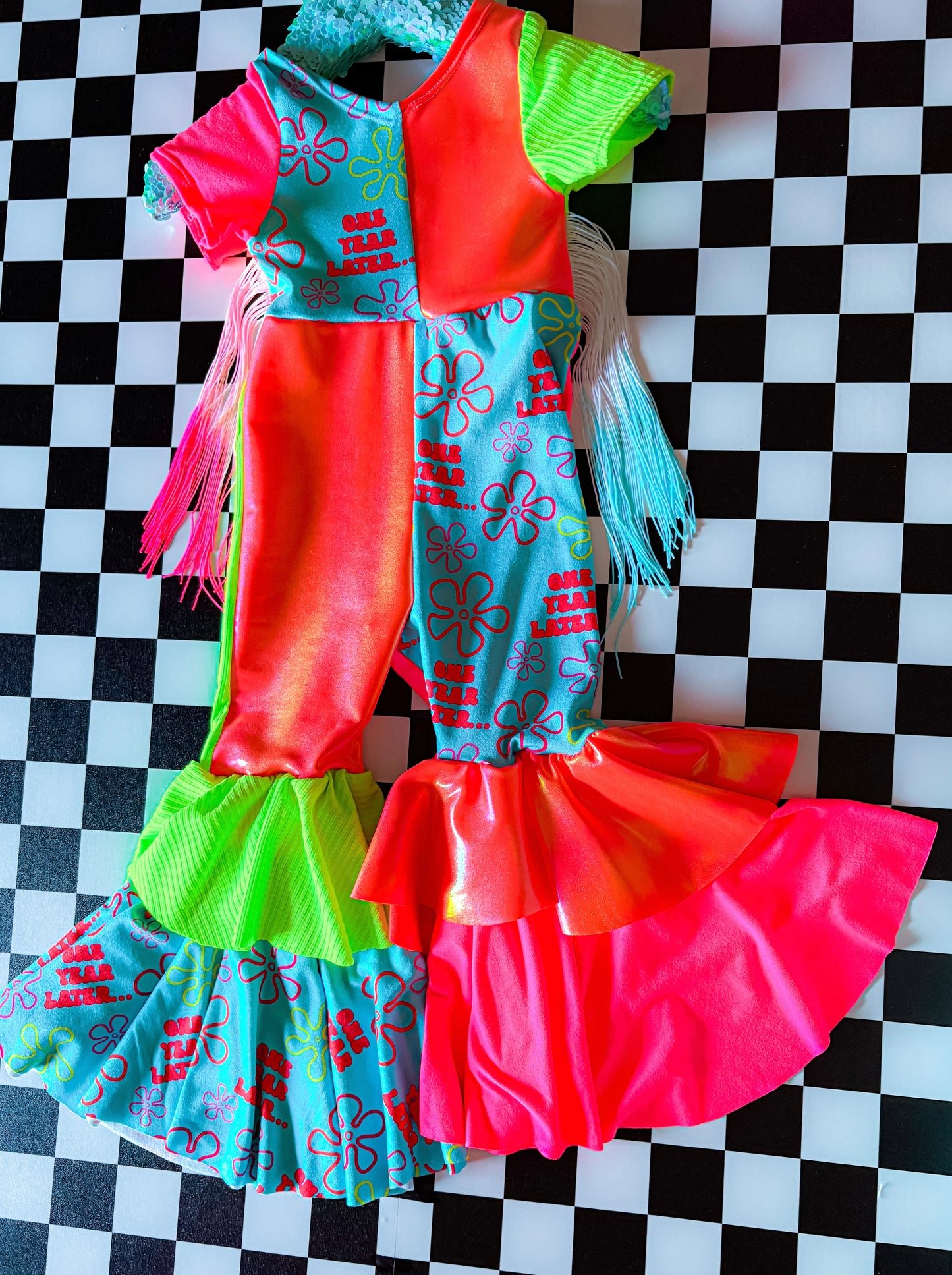 Double Bell Short Sleeve Romper