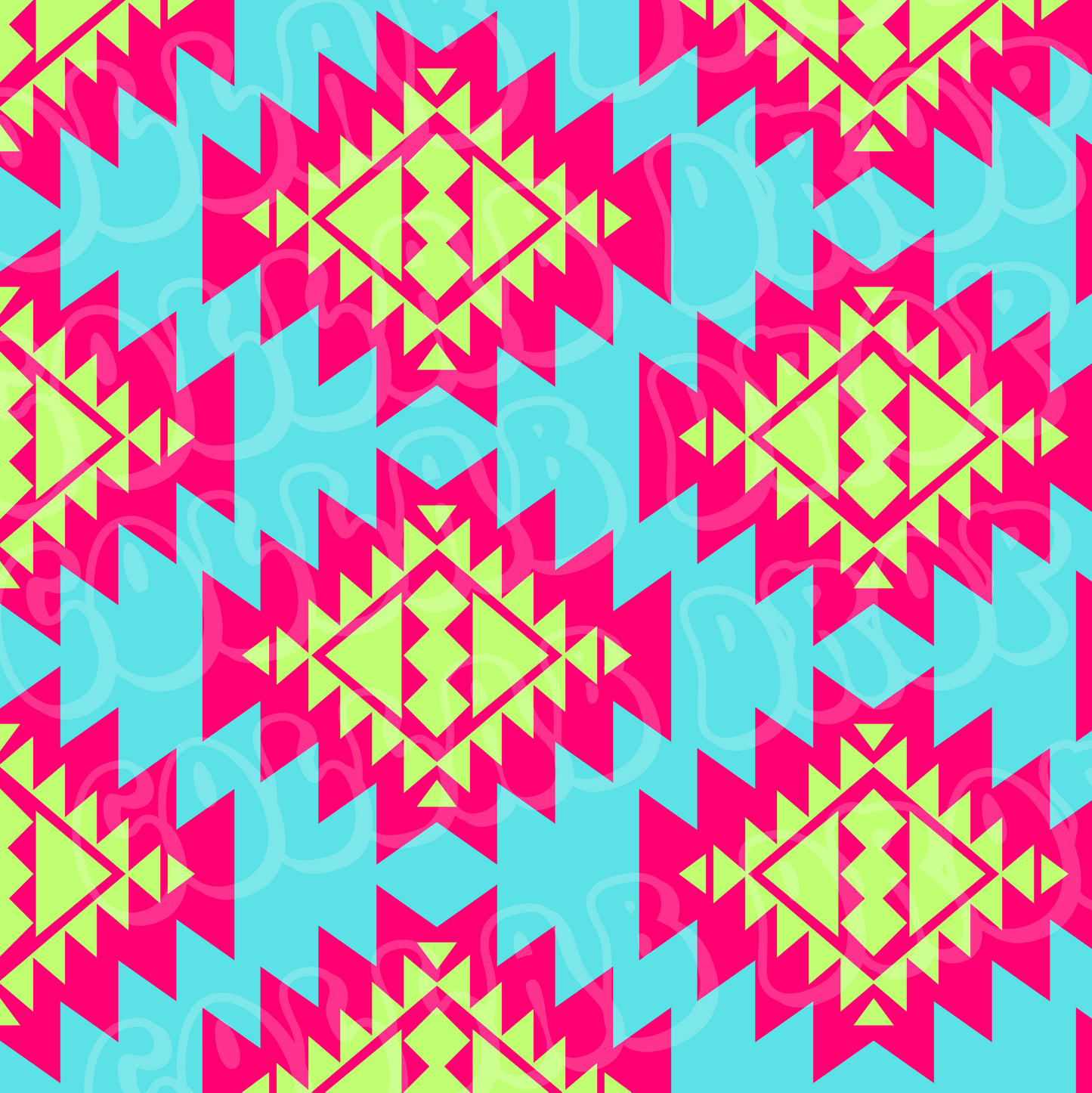 Colorful Aztec Seamless Digital