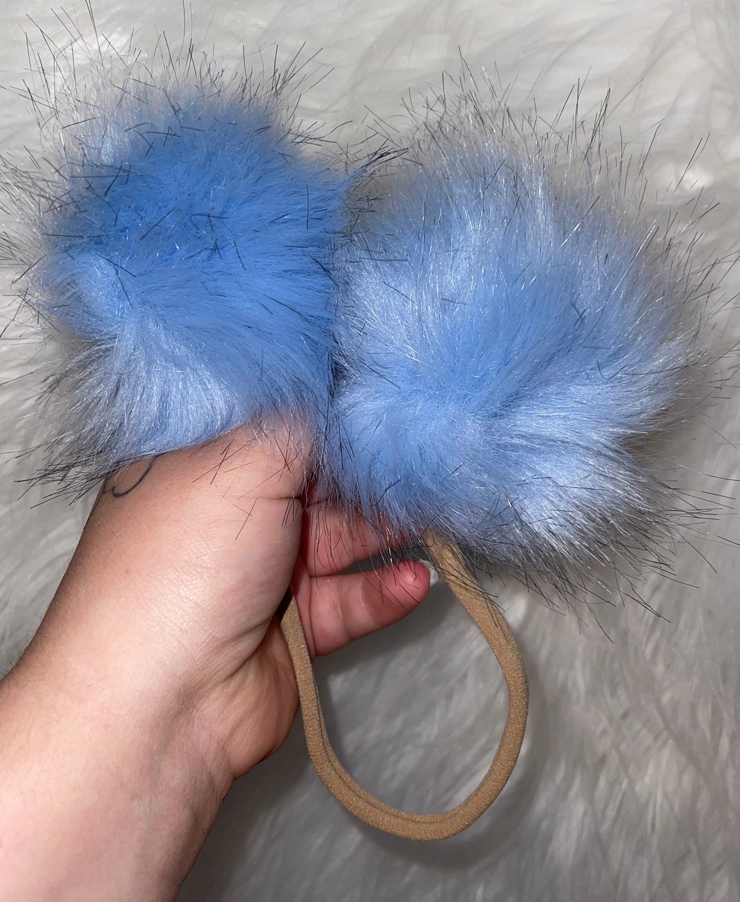 Pom Poms on Nylon or Clip (more colors available)