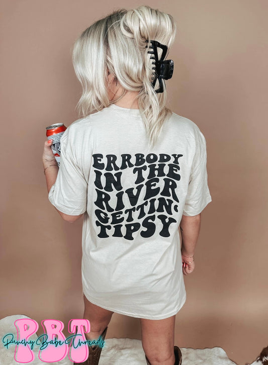 Gettin’ Tipsy River Adult Tee