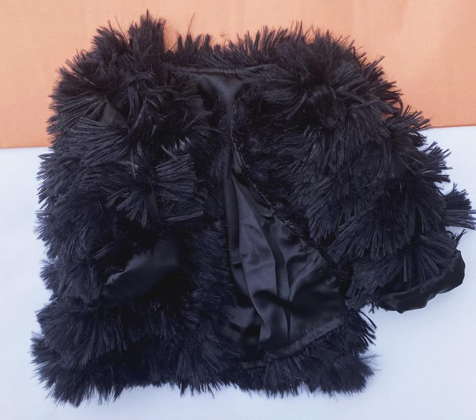 Black Shaggy Coat