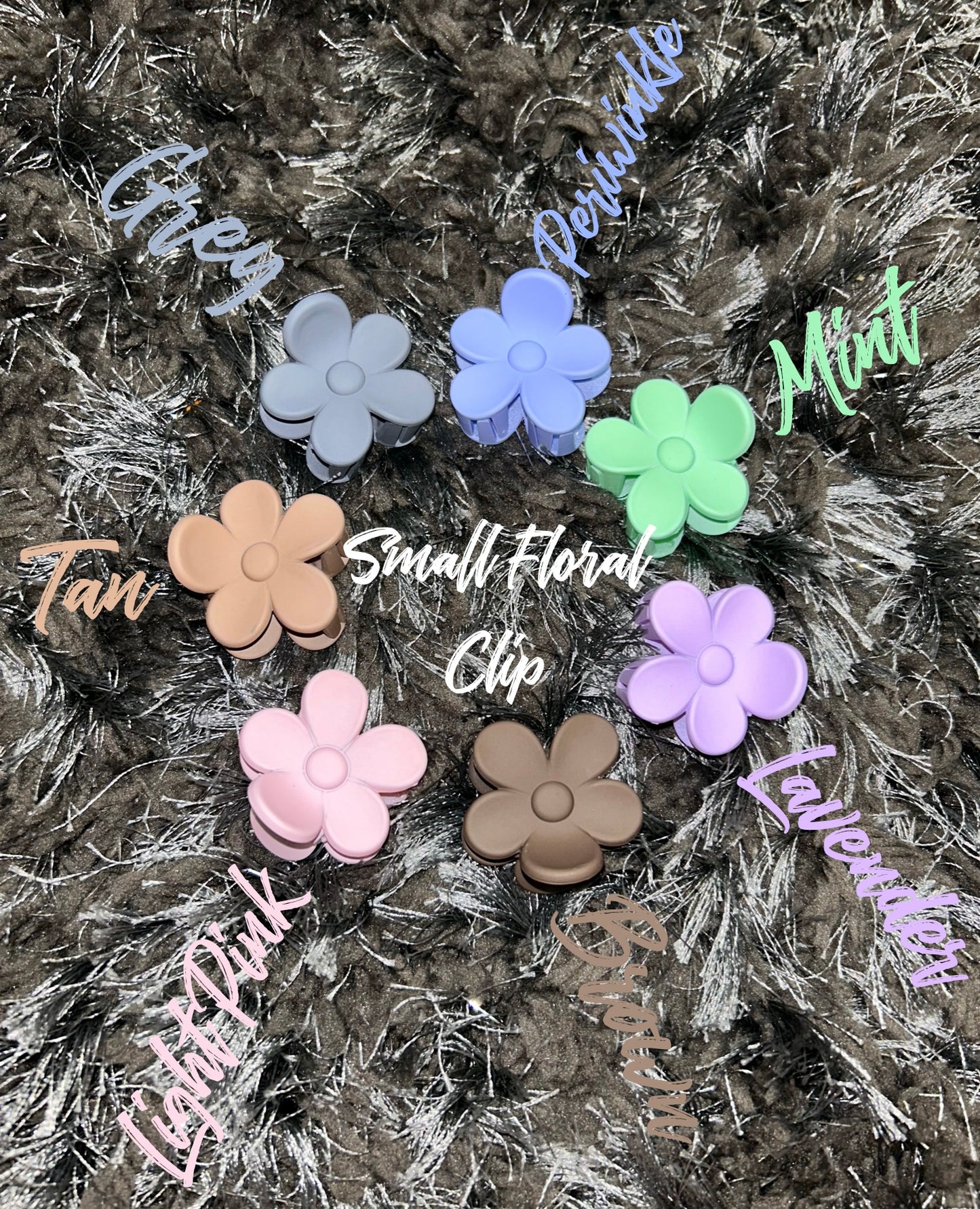Small Floral Hair Clip