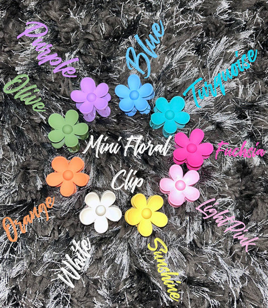 Mini Floral Clip